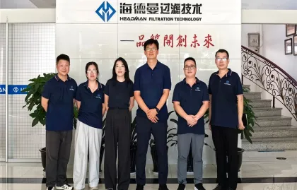 Группа Jiangsu Modern посетила Headman Engineering Machinery Filtration для нового этапа сотрудничества